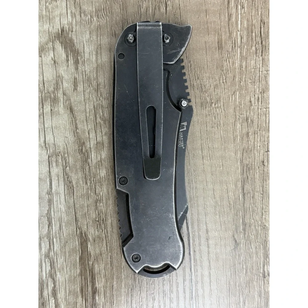 Terminator Salvation Knife Folding Pocket Schwarzenegger Movie Master Cutlery
